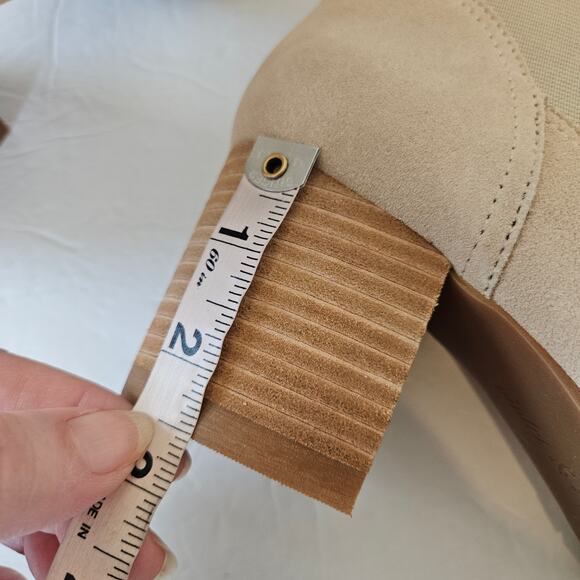 Violet & Red Loaded Knit Cuff Bootie Tan Women's 9 Neutral Casual Fall Western - Picture 8 of 9